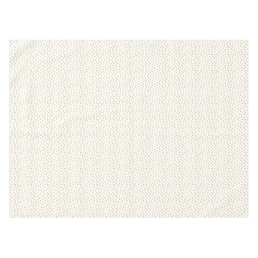 Gold-Glitzer-Punkte Tischdecke (Vorderseite (Horizontal))