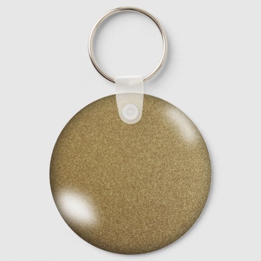 Gold Glitzer Schlüsselanhänger (Rückseite)