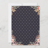 Gold Glitzer Script Abschluss Celebration Party Einladung (Rückseite)