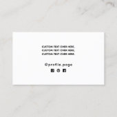 Gold Glitzer sieht aus Dankeschön Karte (Rückseite)