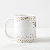 Gold Glitzer Silver Diamond Shine Bright Kaffeetasse (Links)