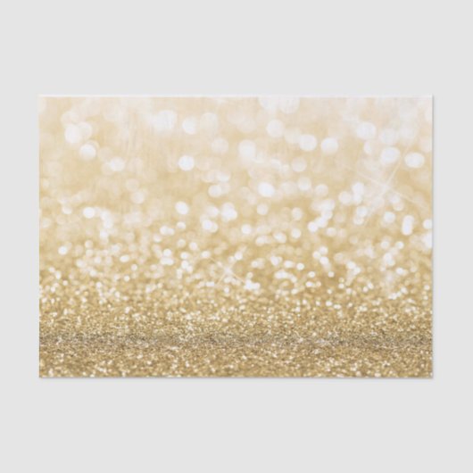 Gold Glitzer Sparkking Seidenpapier (Vorderseite)