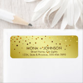 Gold Glitzer Sparkle Confetti Dots (Insitu)
