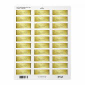 Gold Glitzer Sparkle Confetti Dots (Vorne)