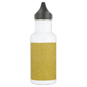 Gold Glitzer, Sparkle, Glitzer Hintergrund Edelstahlflasche (Links)
