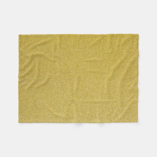 Gold Glitzer, Sparkle, Glitzer Hintergrund Fleecedecke (Vorderseite (Horizontal))