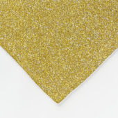 Gold Glitzer, Sparkle, Glitzer Hintergrund Fleecedecke (Ecke)