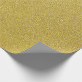 Gold Glitzer, Sparkle, Glitzer Hintergrund Geschenkpapier (Ecke)