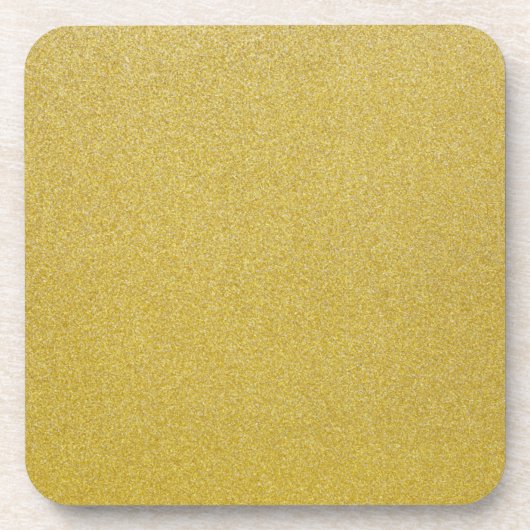 Gold Glitzer, Sparkle, Glitzer Hintergrund Getränkeuntersetzer (Vorderseite)