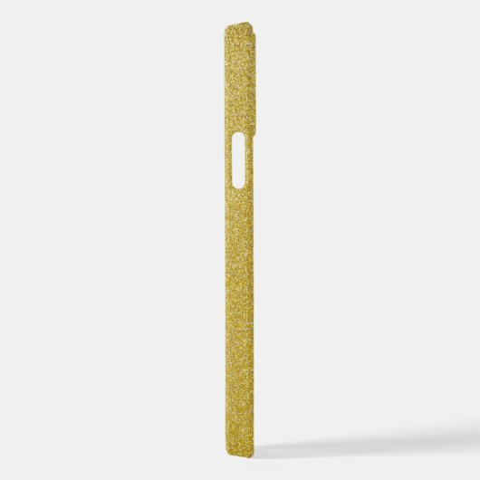 Gold Glitzer, Sparkle, Glitzer Hintergrund iPhone Hülle (Rechte Seite)