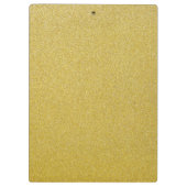 Gold Glitzer, Sparkle, Glitzer Hintergrund Klemmbrett (Rückseite)