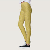 Gold Glitzer, Sparkle, Glitzer Hintergrund Leggings (Links)