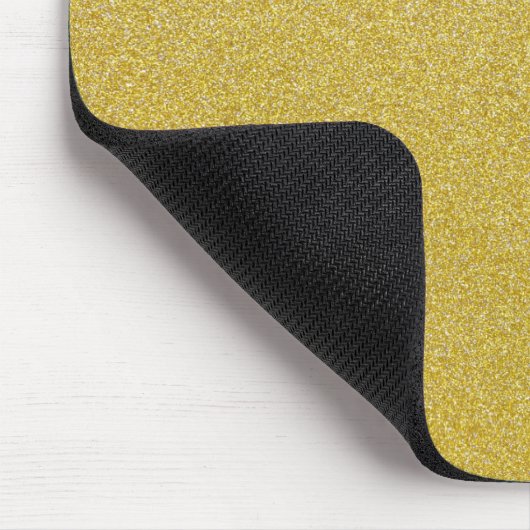 Gold Glitzer, Sparkle, Glitzer Hintergrund Mousepad (Ecke)