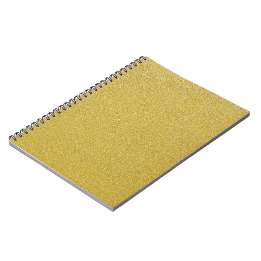 Gold Glitzer, Sparkle, Glitzer Hintergrund Notizblock (Linke Seite)