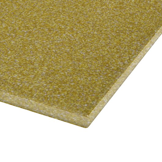 Gold Glitzer, Sparkle, Glitzer Hintergrund Schneidebrett (Ecke)