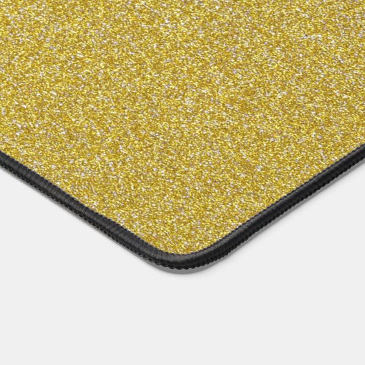 Gold Glitzer, Sparkle, Glitzer Hintergrund Schreibtischunterlage (Ecke)