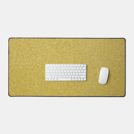 Gold Glitzer, Sparkle, Glitzer Hintergrund Schreibtischunterlage (Tastatur & Maus)