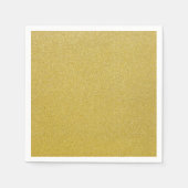 Gold Glitzer, Sparkle, Glitzer Hintergrund Serviette (Vorderseite)