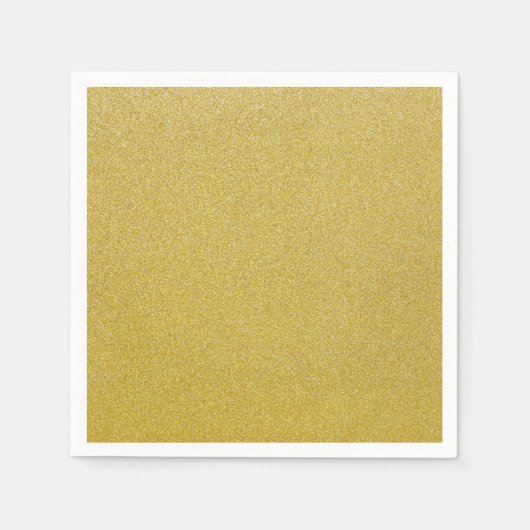 Gold Glitzer, Sparkle, Glitzer Hintergrund Serviette (Vorderseite)