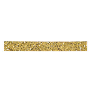Gold Glitzer Sparkle Satinband