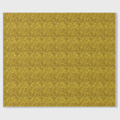 Gold Glitzer Sparkle Textur Geschenkpapier (Flach)