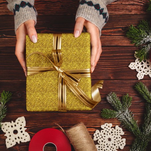 Gold Glitzer Sparkle Textur Geschenkpapier