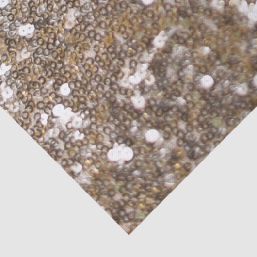 Gold Glitzer Sparkling Glam Girly Glitzy Seidenpapier (Detail)