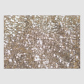 Gold Glitzer Sparkling Glam Girly Glitzy Seidenpapier (Vorderseite)