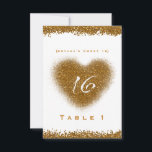 Gold Glitzer Spill Sweet 16 Herz Tischnummer<br><div class="desc">Gold Glitzer Spill Sweet 16 Herz Tischnummer. Matching-Elemente verfügbar.</div>
