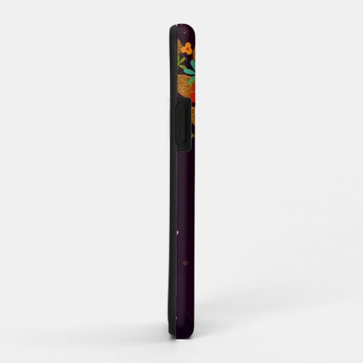 Gold Glitzer Spring Bird Blume Butterfly Blossom Case-Mate iPhone Hülle (Hinten/Rechts)