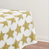 Gold Glitzer Stars Tischdecke (Beispiel)
