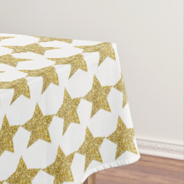 Gold Glitzer Stars Tischdecke