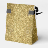 Gold Glitzer Stiletto Heelse Geschenkschachtel (Rückseite)