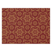 Gold Glitzer Swirl Ornamente Tischdecke (Vorderseite (Horizontal))