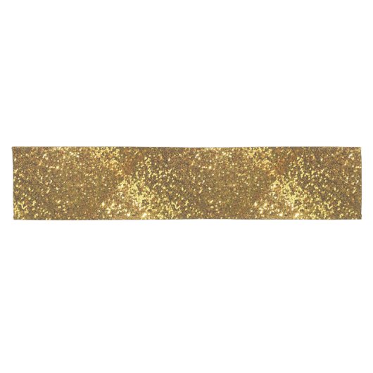Gold Glitzer Table Runner Kurzer Tischläufer (Horizontal)