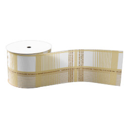 Gold-Glitzer-Tartan Ripsband