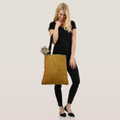 Gold Glitzer Tasche (Am Model)