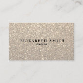 Gold Glitzer Texture Business Card Visitenkarte (Vorderseite)