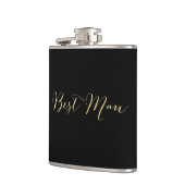 Gold-Glitzer-Trauzeuge-Flasche Flachmann (Links)