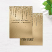 Gold Glitzer Tropfen erhalten Display Card (Schreibtisch)