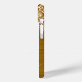 Gold Glitzer Tropfen Glam Girly Signature Case-Mate iPhone Hülle (Rückseite / Links)