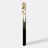 Gold-Glitzer-Tropfen, Goldene Lichtstrahlen, Goldn Case-Mate iPhone Hülle (Rückseite / Links)