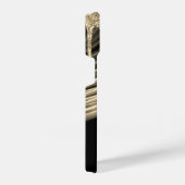 Gold-Glitzer-Tropfen, Goldene Lichtstrahlen, Goldn iPhone Hülle (Rechte Seite)