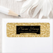 Gold Glitzer und Band (Insitu)