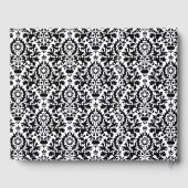 Gold Glitzer und Damask Happy Retirement Gästebuch (Rückseite)