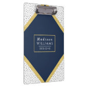 Gold Glitzer und Punkte | Zwischenablage in der Ma Klemmbrett (Rechts)