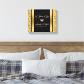 Gold-Glitzer und Rahmen Leinwanddruck (Insitu (Schlafzimmer))