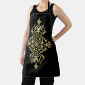 Gold Glitzer und Schwarz Schürze (InSitu)