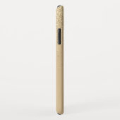 Gold-Glitzer und Sparkle-Monogramm Case-Mate iPhone Hülle (Hinten/Rechts)