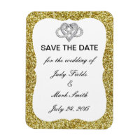 Gold Glitzer Unendlichkeit Herz speichern das Datu